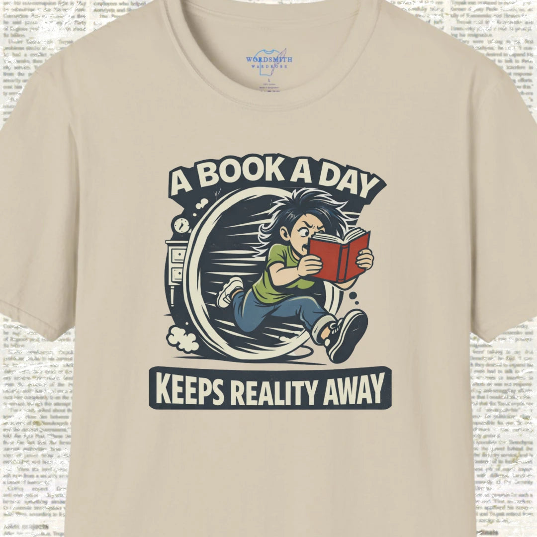 A Book a Day Keeps Reality Away – female - Sand
