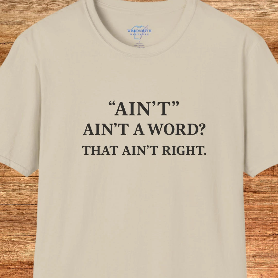 Ain’t Ain’t a Word? That Ain’t Right. - Sand