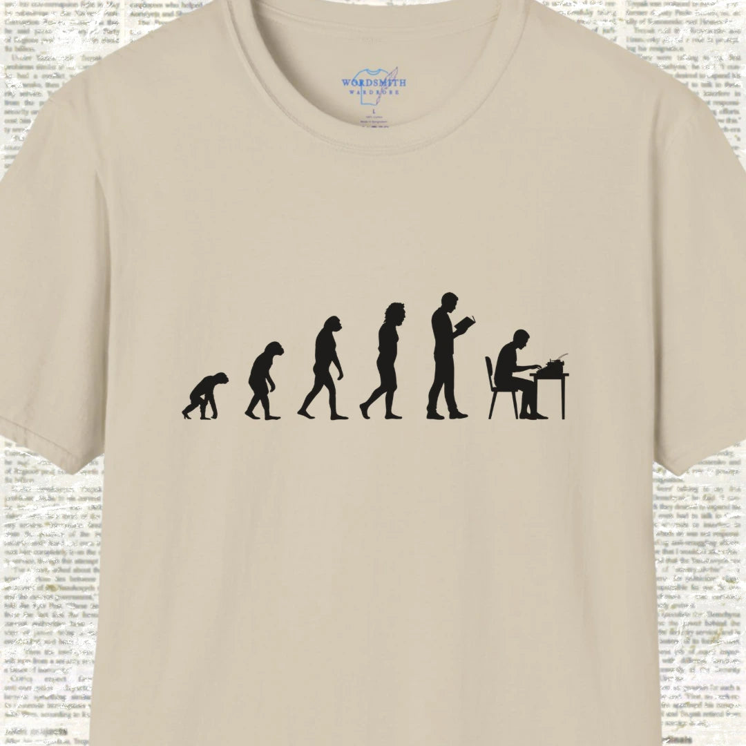 Author Evolution Graphic T-Shirt - Sand