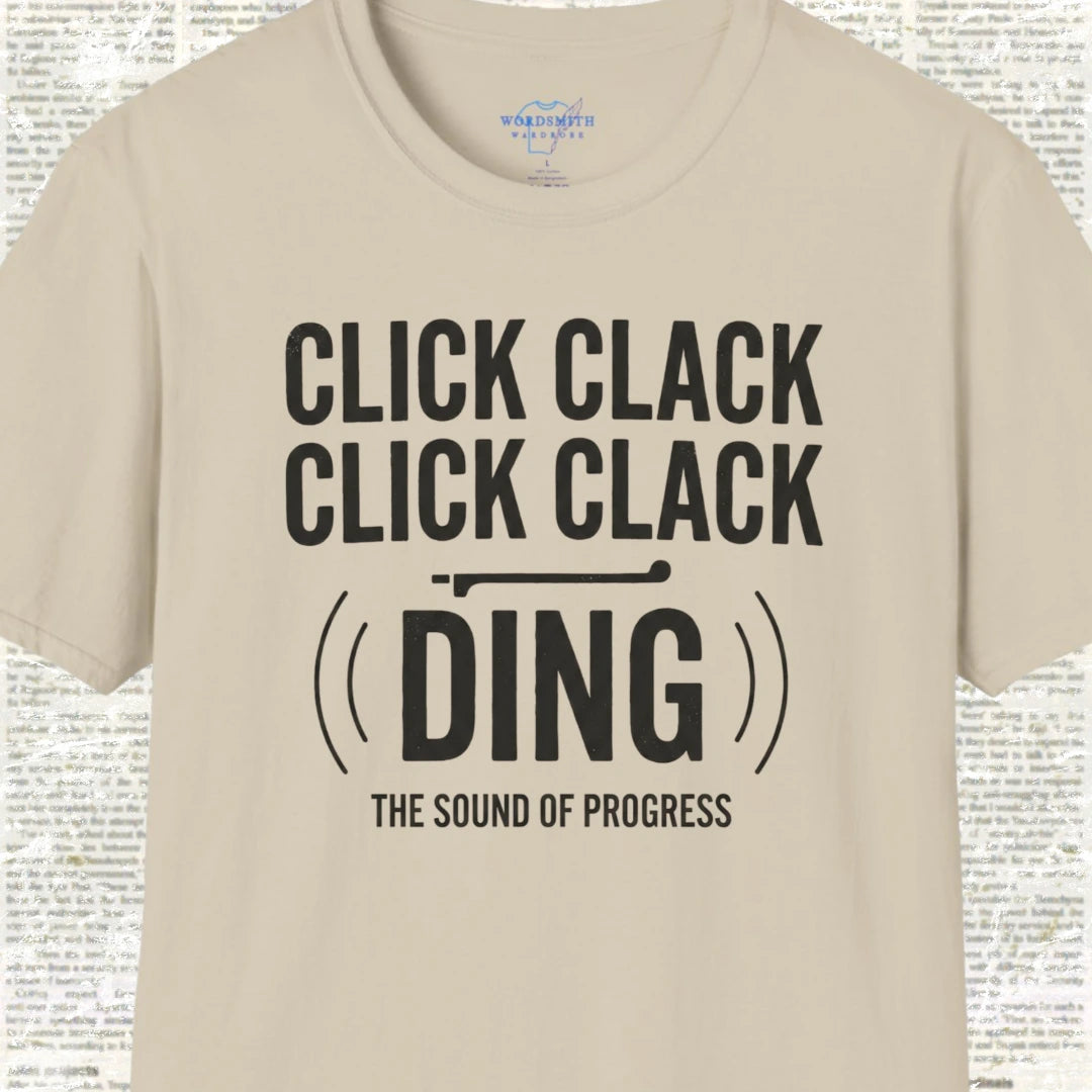 Click Clack Click Clack Ding Shirt - Sand