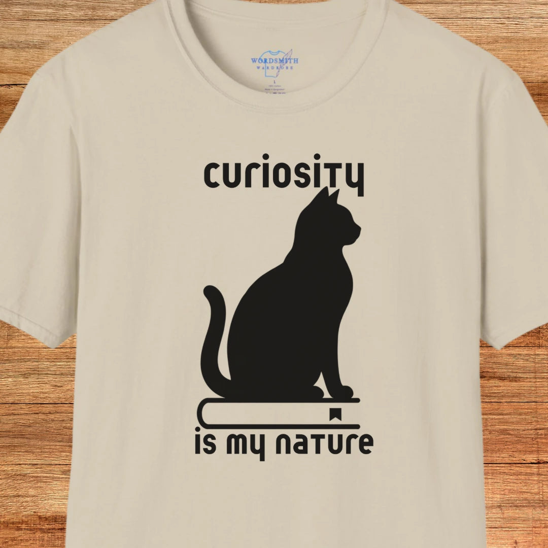 Curiosity Is My Nature Shirt - Sand