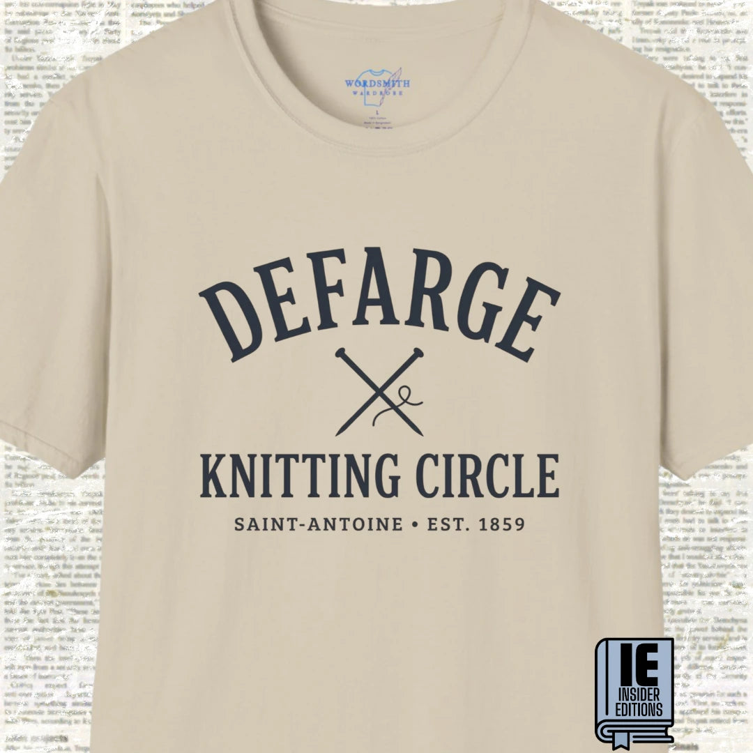 Defarge Knitting Circle T-Shirt - Sand