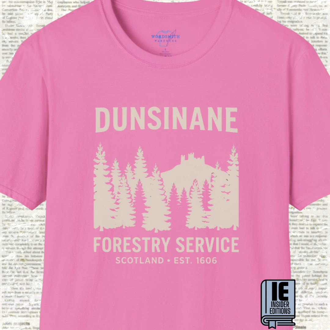 Dunsinane Forestry Service T-Shirt - Azalea