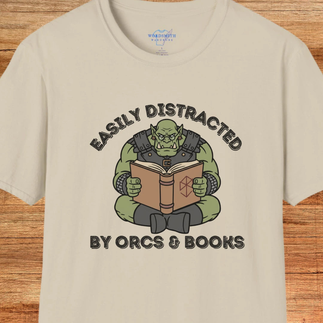 Easily Distracted by Orcs & Books - Sand