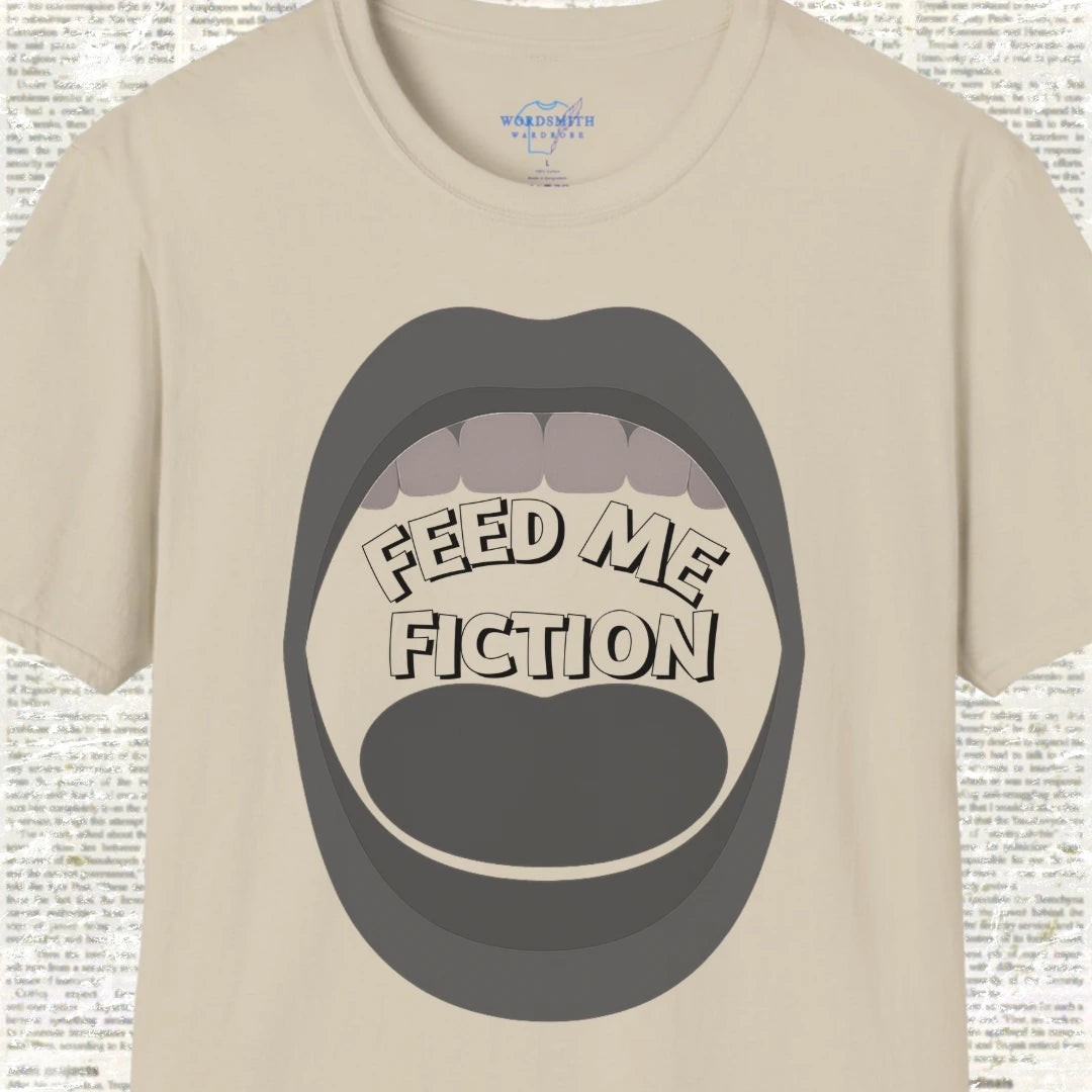 Feed Me Fiction Shirt - Sand