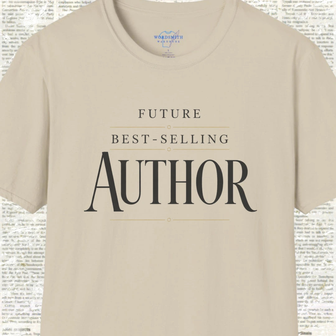 Future Best-Selling Author Shirt - Sand