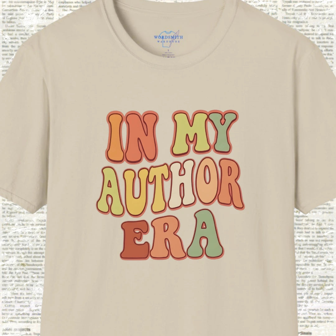 In My Author Era – Writer Shirt - Sand