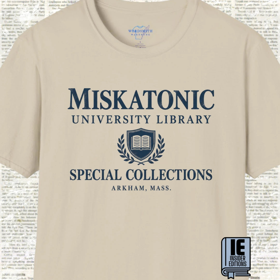 Miskatonic University Library T-Shirt - Sand