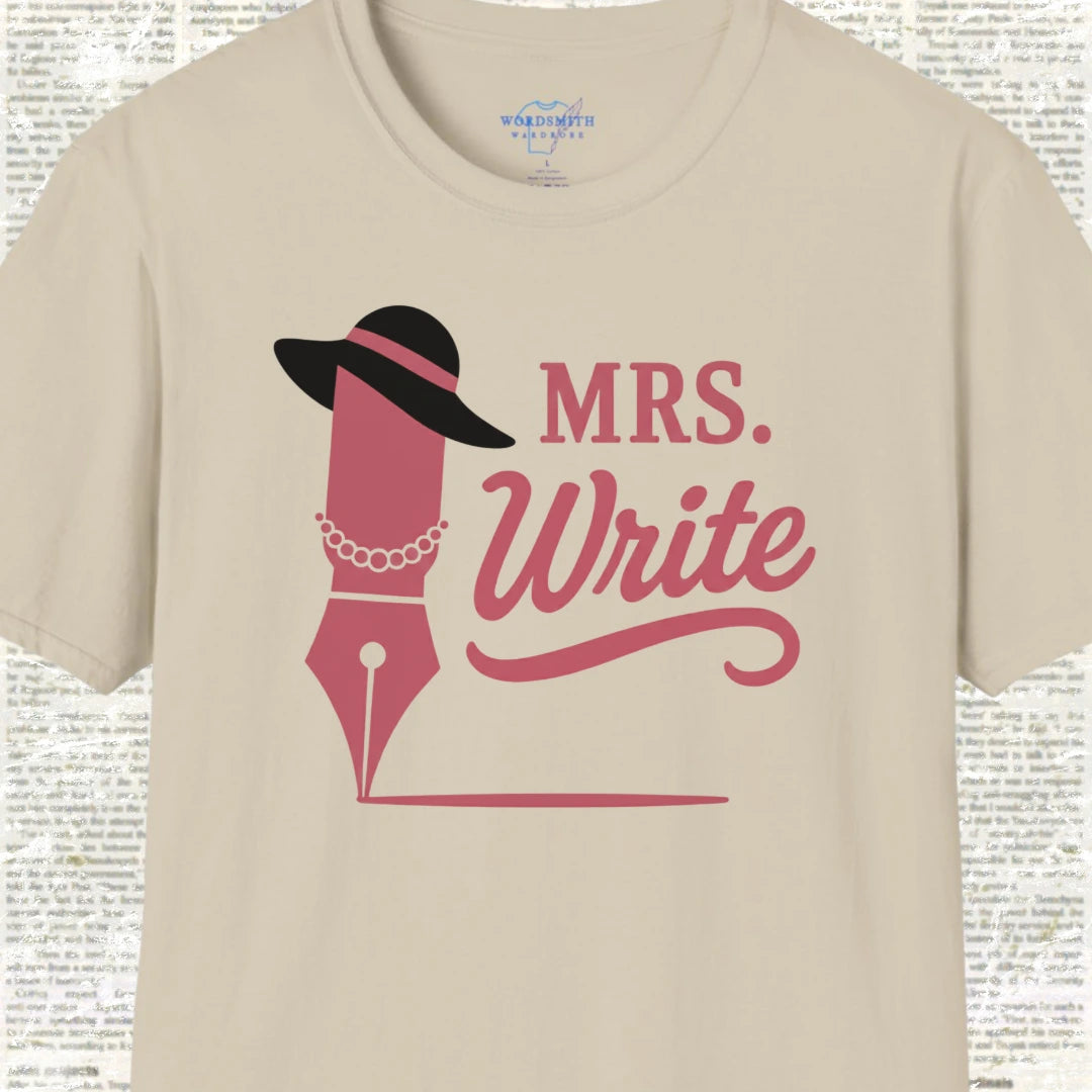 Mrs. Write Shirt - Sand