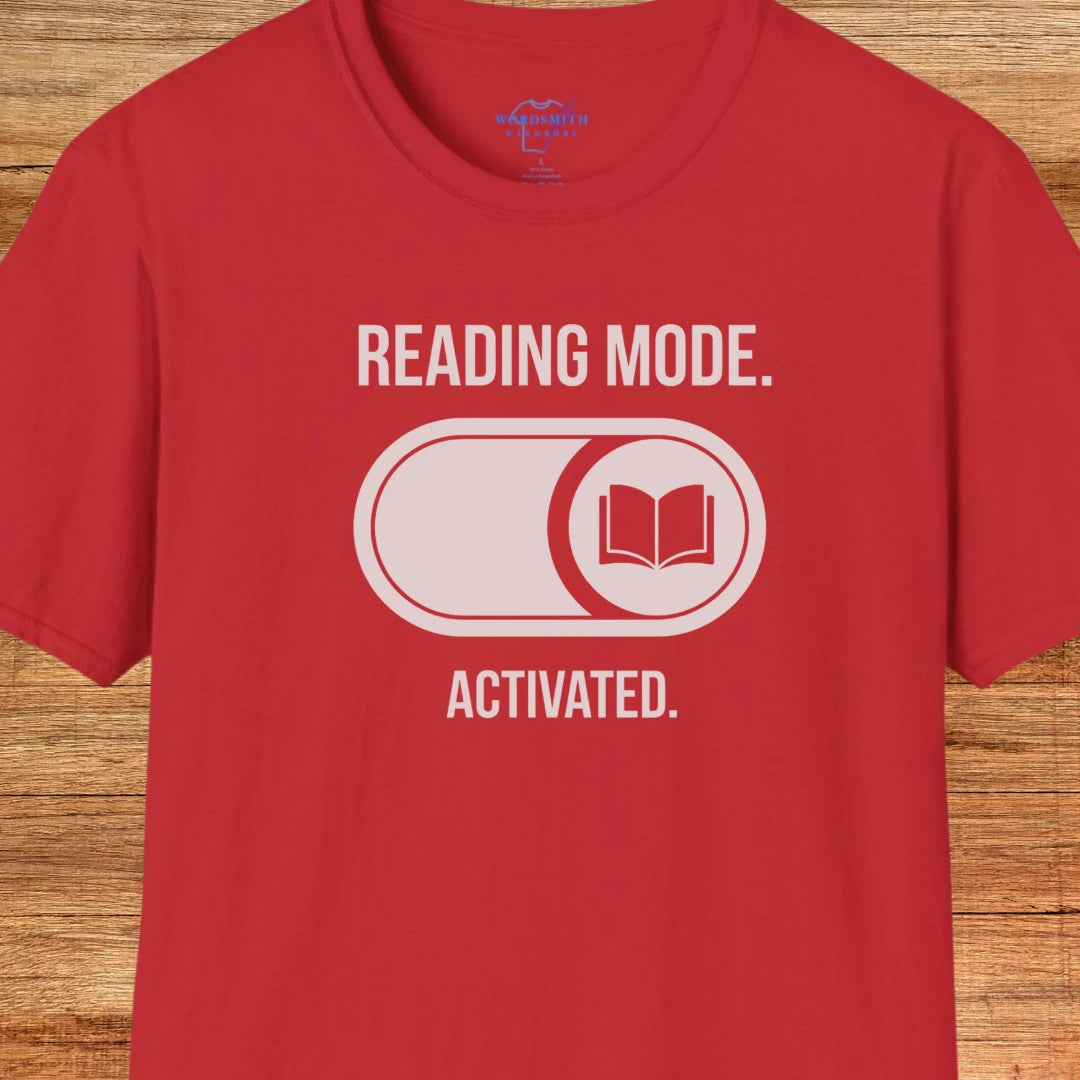Reading Mode Activated Shirt - Red