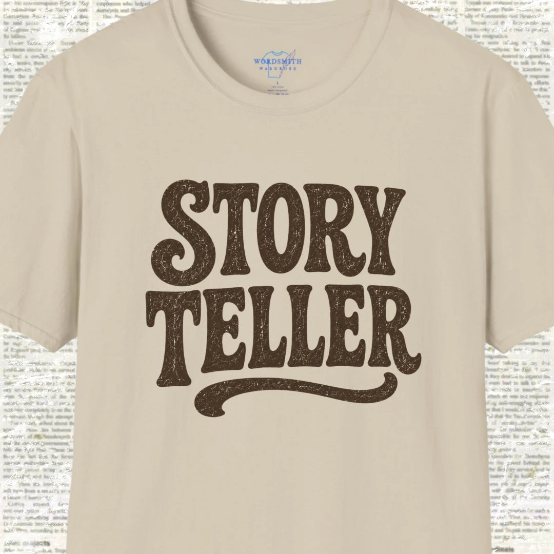 Story Teller T-Shirt - Sand