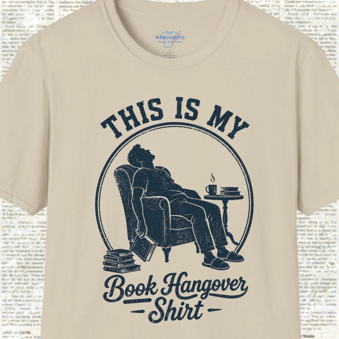 This Is My Book Hangover Shirt - Sand