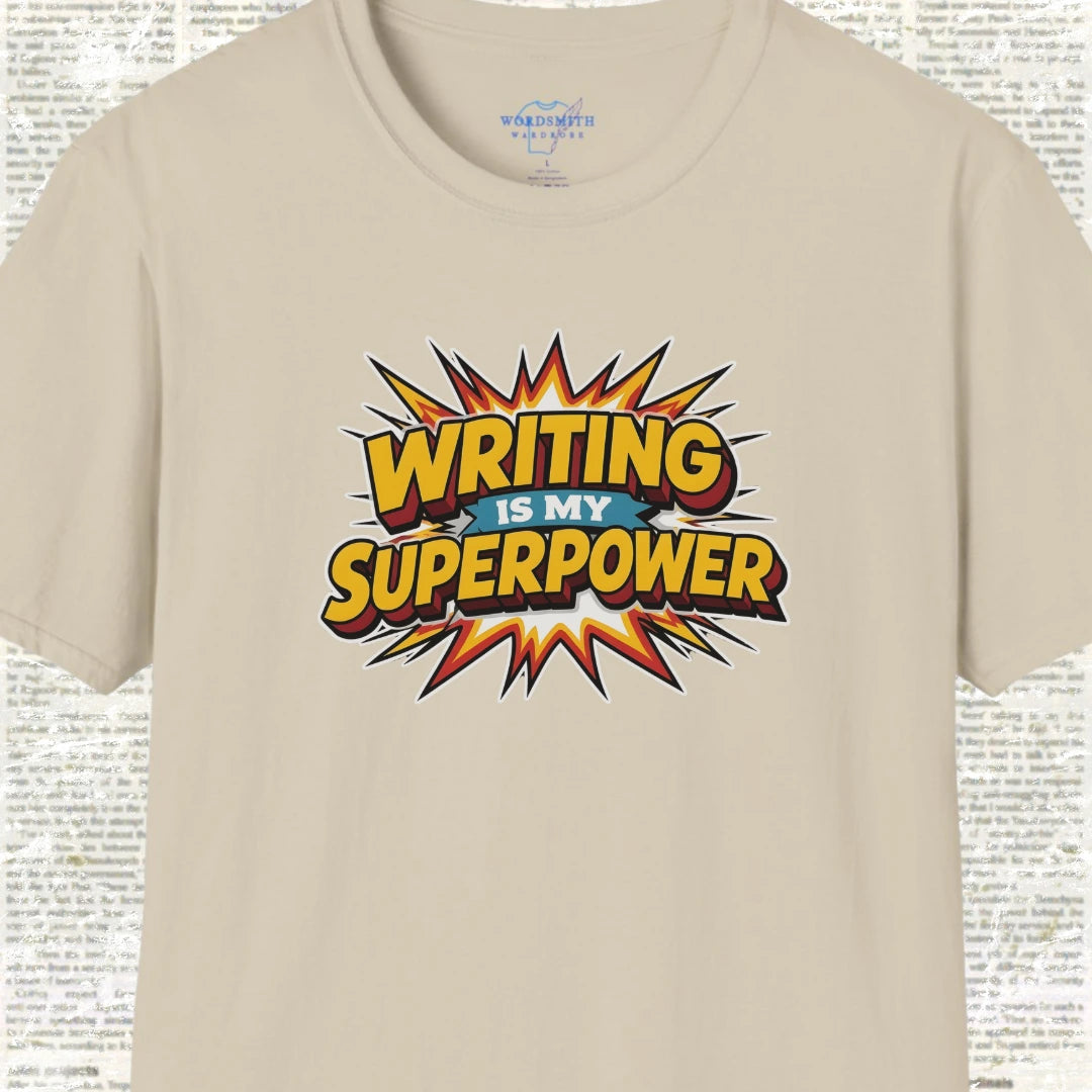 Writing Is My Superpower - Sand
