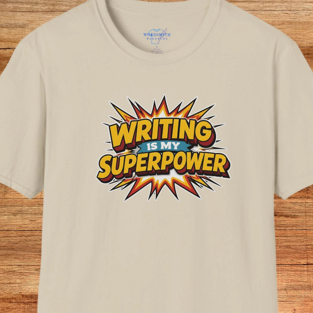 Writing Is My Superpower - Sand