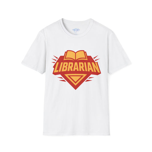 Librarian Superhero Shirt – Bold Library Advocate Graphic Tee