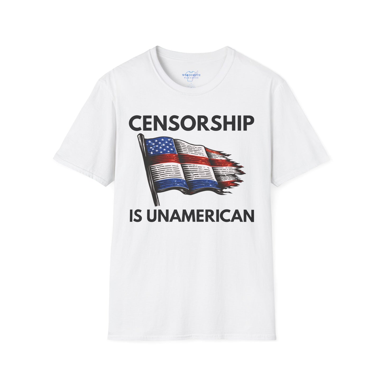 Censorship Is Unamerican T-Shirt — Free Speech Graphic Tee
