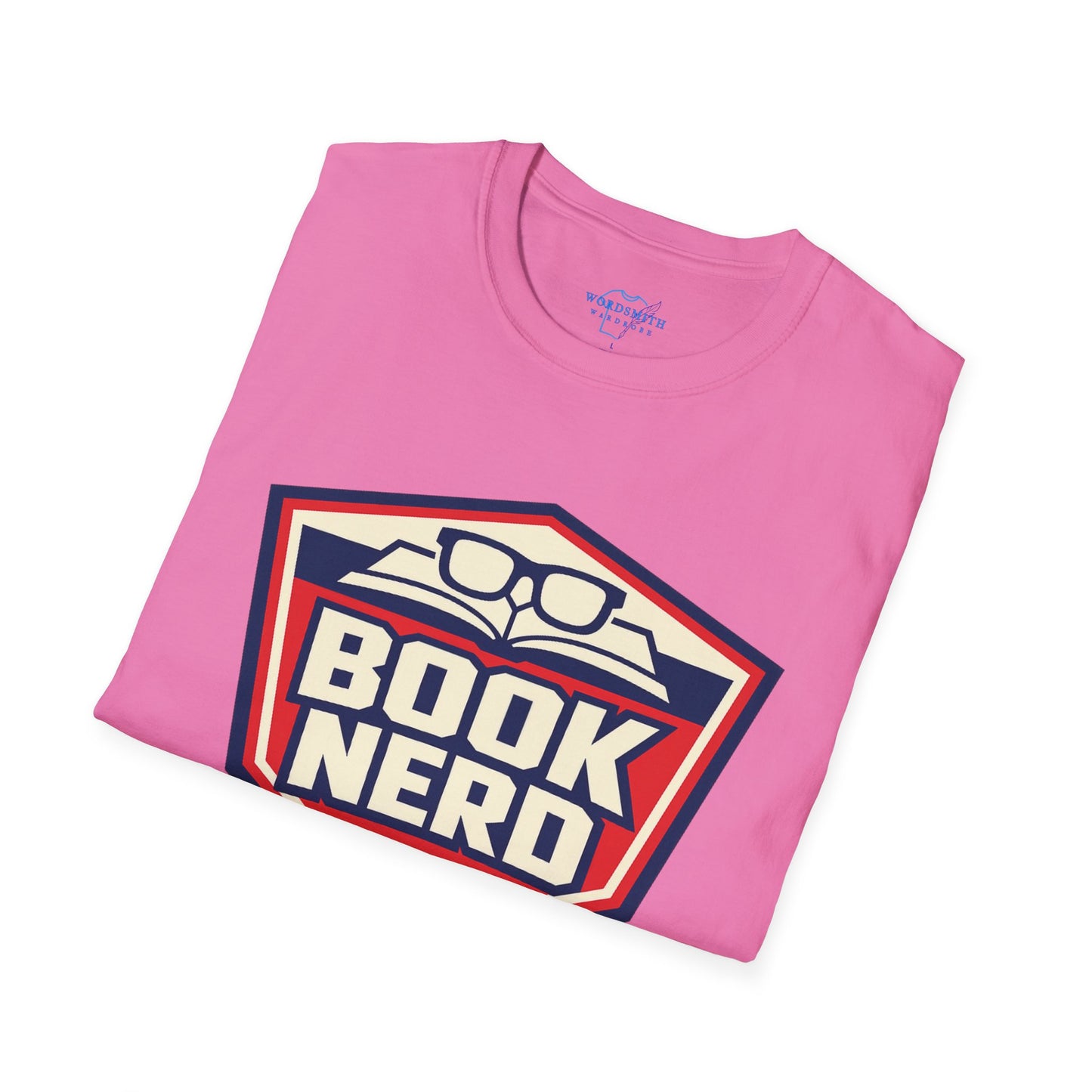 Book Nerd Shield Emblem Shirt