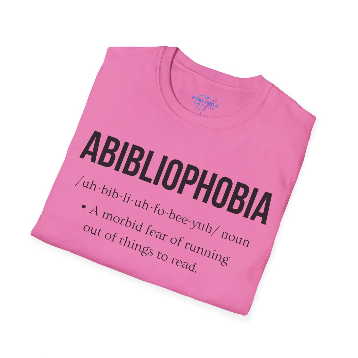 Abibliophobia Definition Shirt