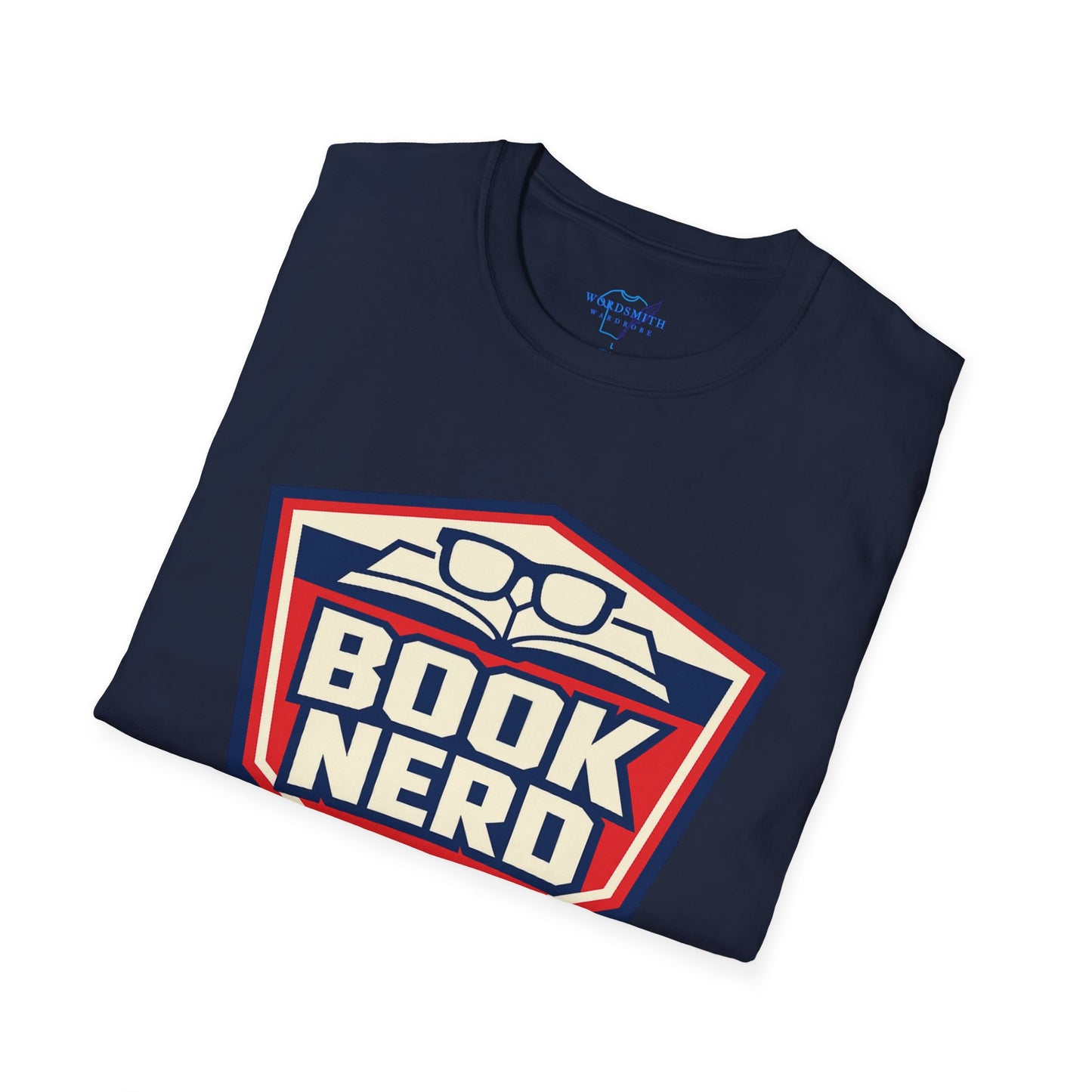 Book Nerd Shield Emblem Shirt
