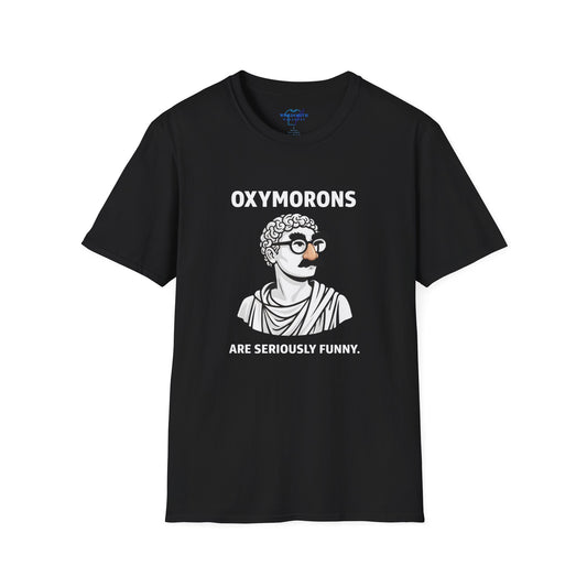 Oxymorons Are Seriously Funny – Grammar Humor Shirt