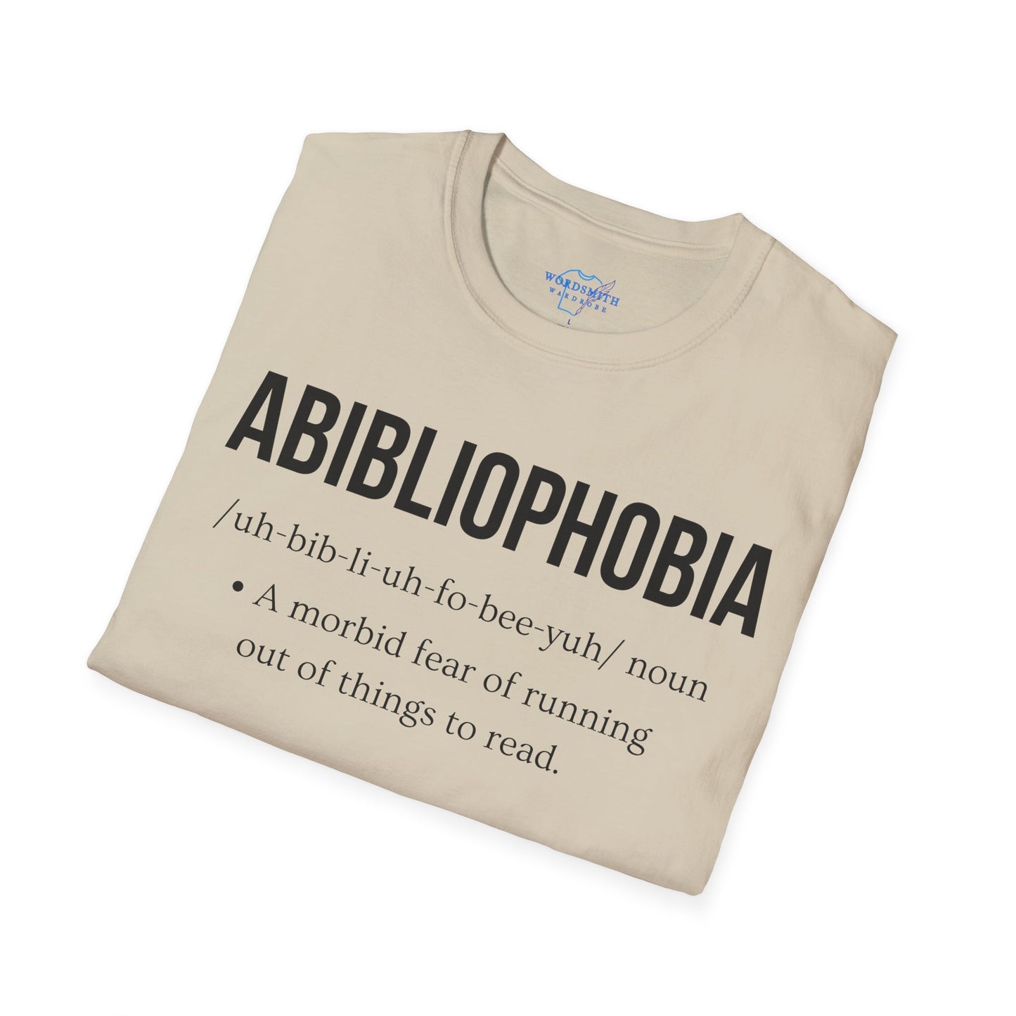 Abibliophobia Definition Shirt