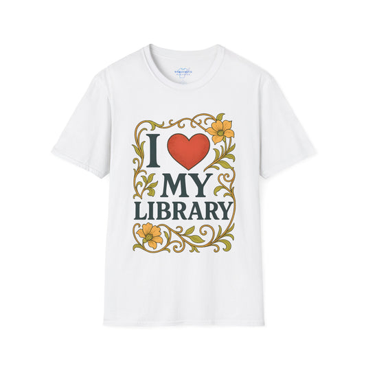 I Love My Library – Book Lover & Library Pride Shirt