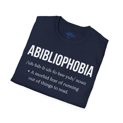 Abibliophobia Definition Shirt
