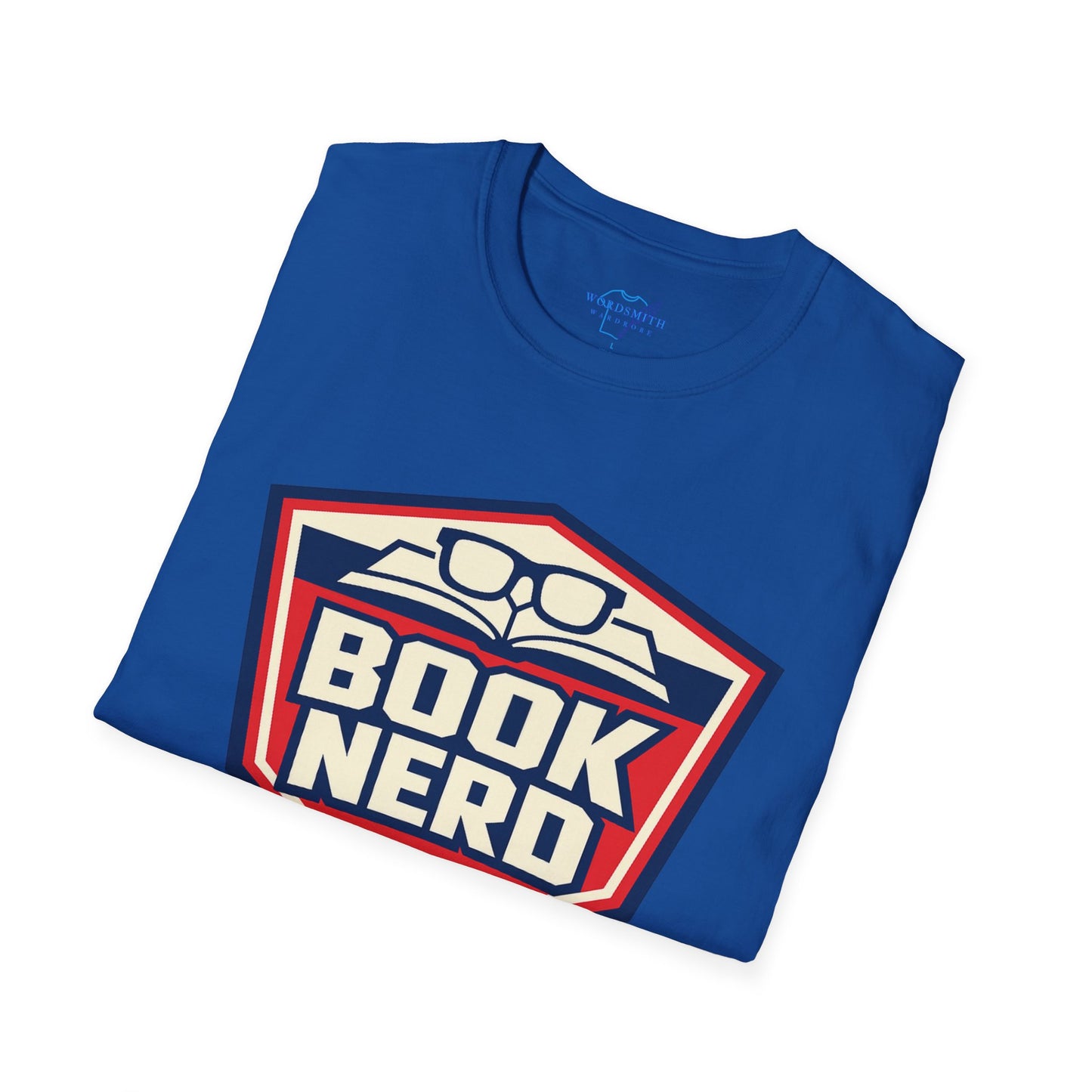 Book Nerd Shield Emblem Shirt