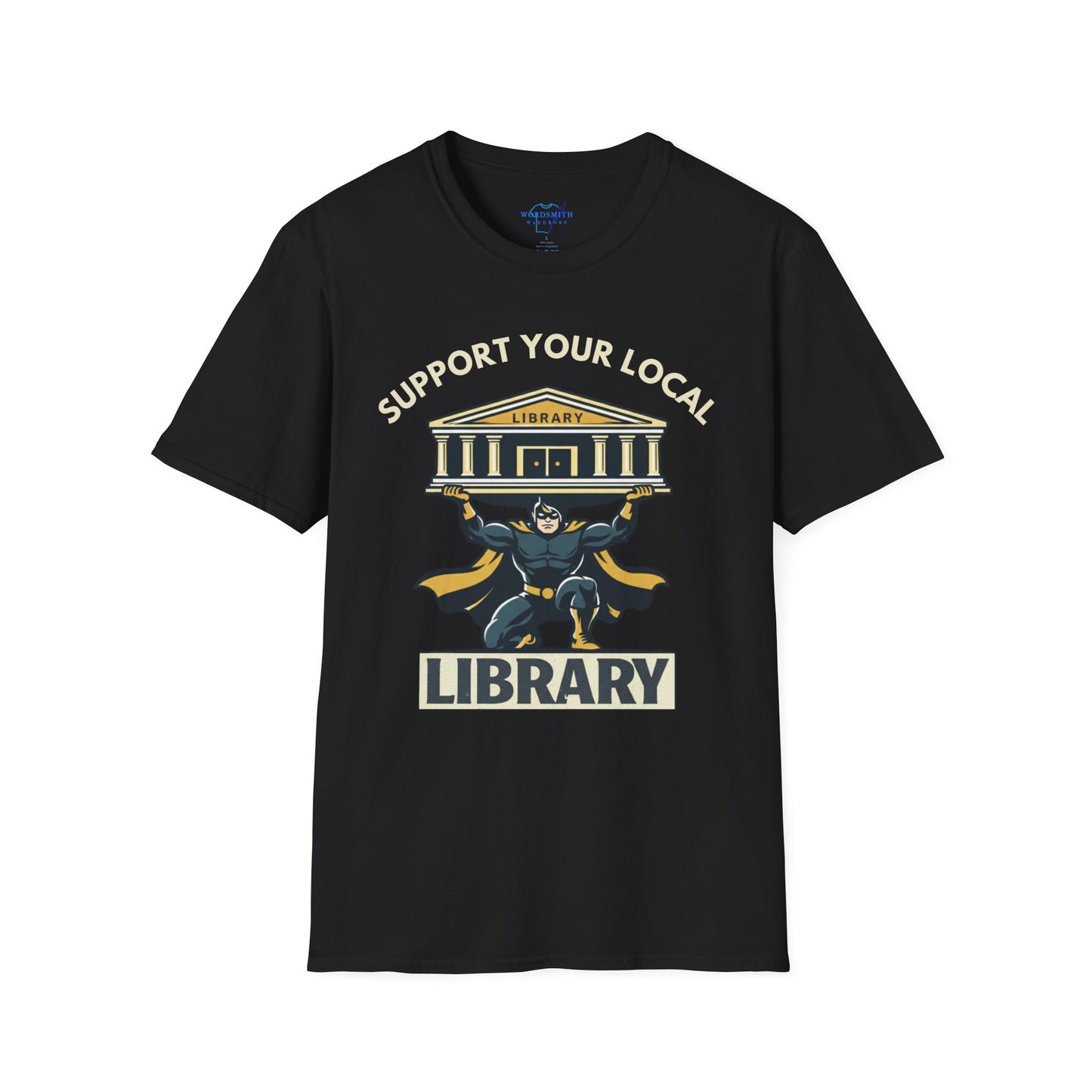 Support Your Local Library Shirt – Book Lover Graphic Tee