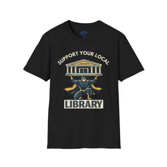 Support Your Local Library Shirt – Book Lover Graphic Tee
