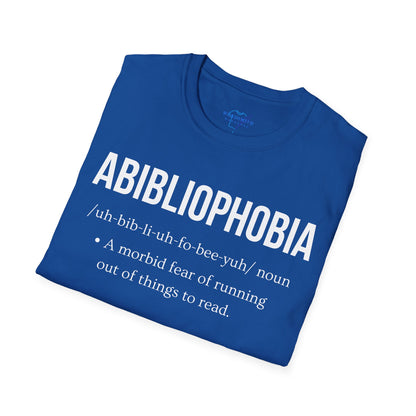 Abibliophobia Definition Shirt