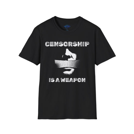 Censorship Is a Weapon – Free Expression Statement Shirt