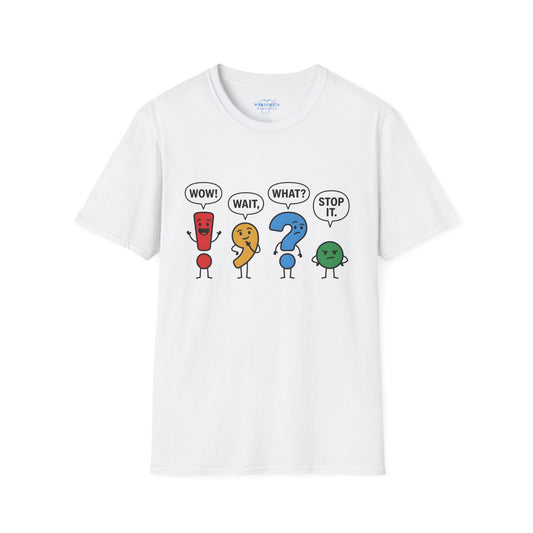 Punctuation Personalities – Funny Grammar Nerd Shirt