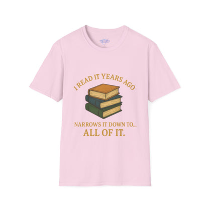 I Read It Years Ago, Narrows It Down To