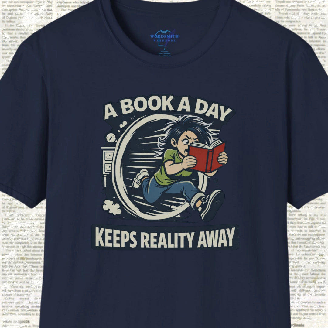 A Book a Day Keeps Reality Away – female - Navy