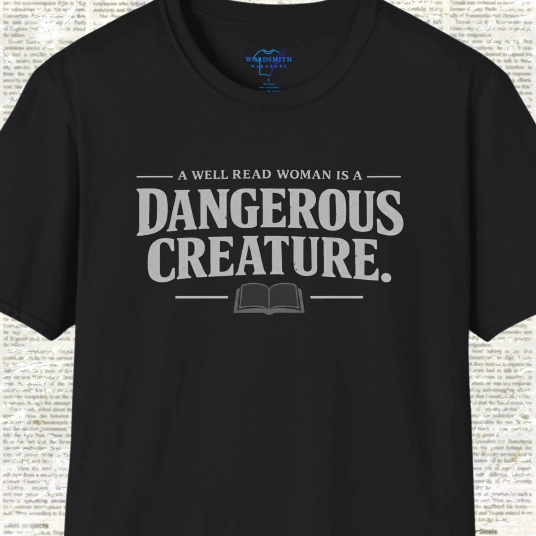 A Well-Read Woman Is a Dangerous Creature - Black