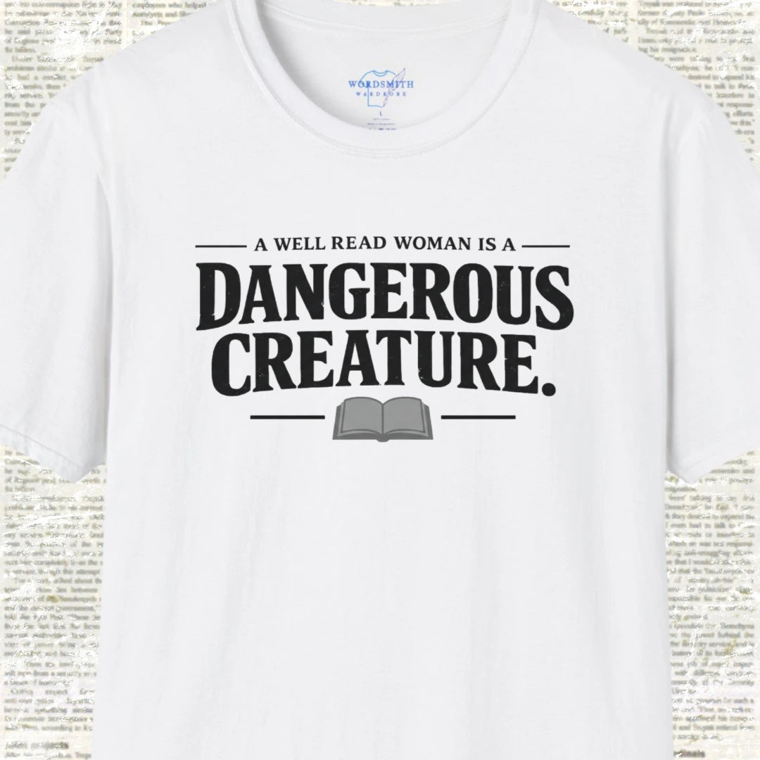 A Well-Read Woman Is a Dangerous Creature - White
