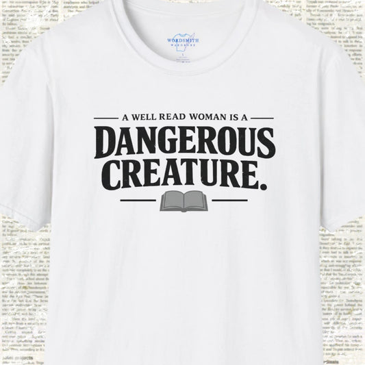 A Well-Read Woman Is a Dangerous Creature - White