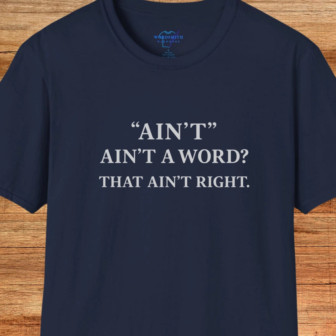Ain’t Ain’t a Word? That Ain’t Right. - Navy
