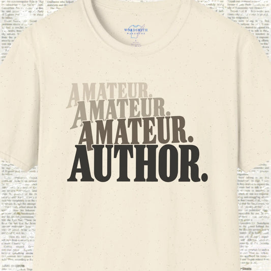 Amateur Amateur Amateur Author T-Shirt - Natural