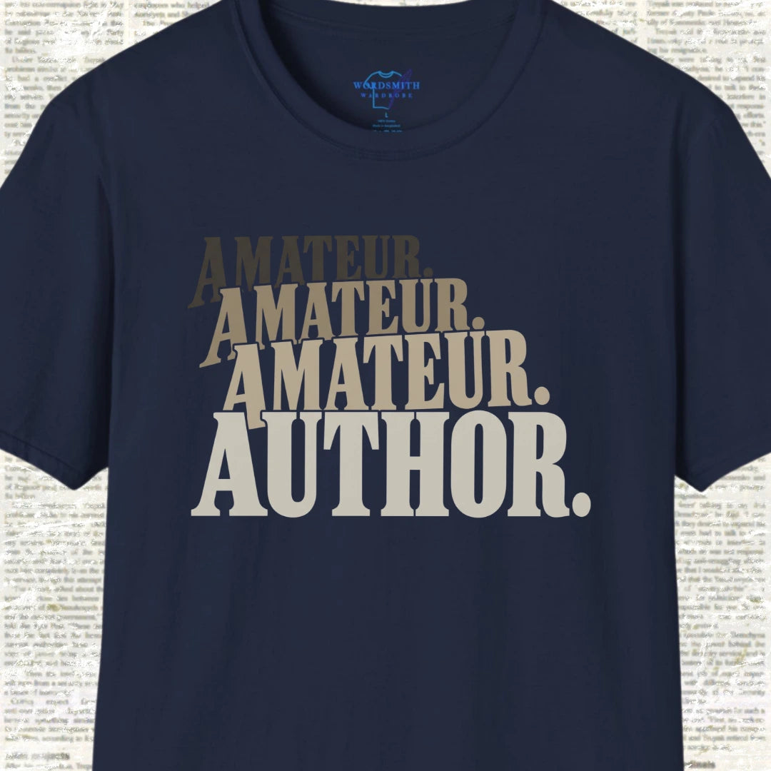 Amateur Amateur Amateur Author T-Shirt - Navy