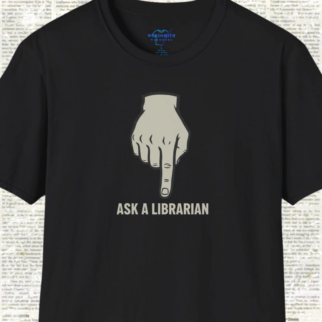 Ask a Librarian – T-Shirt - Black