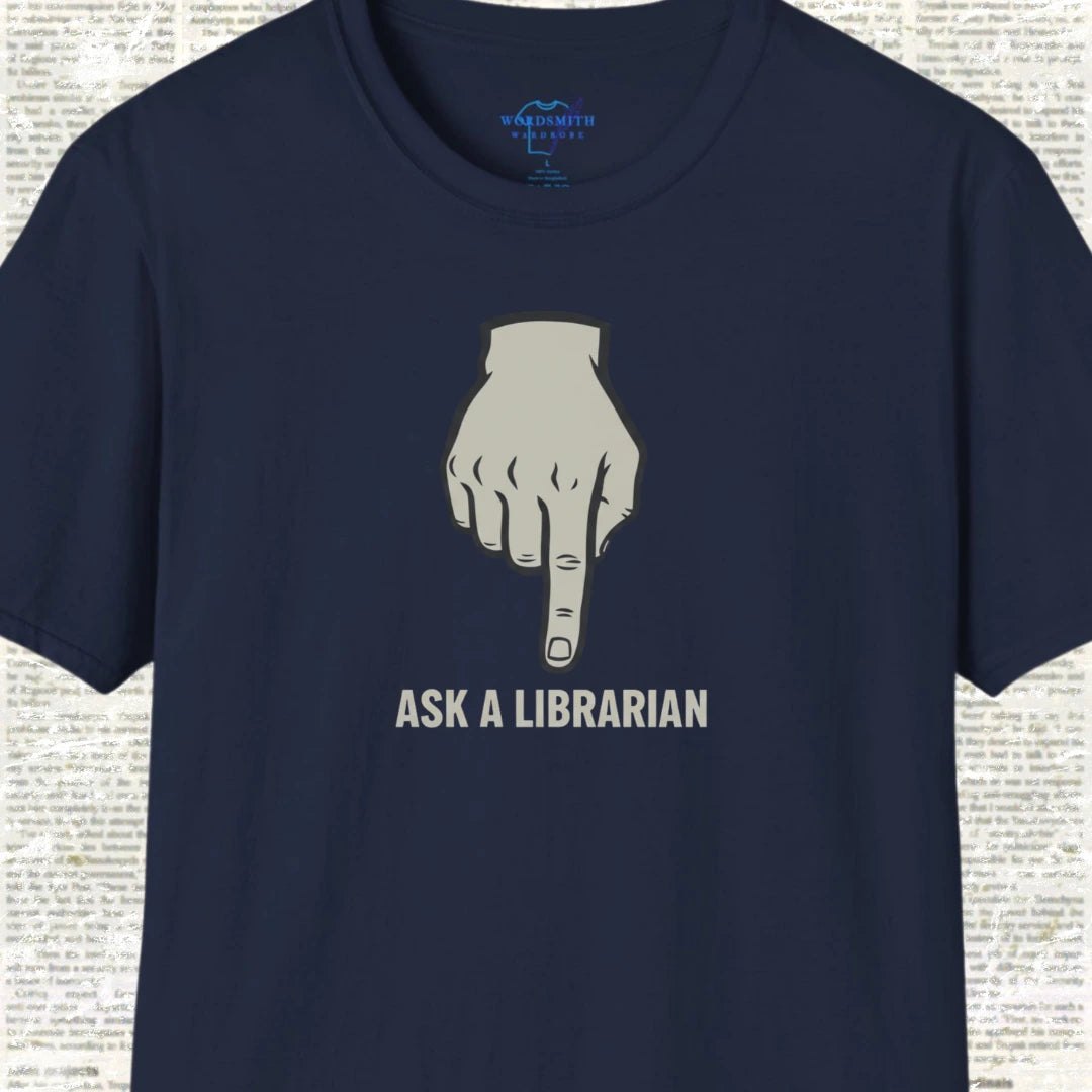 Ask a Librarian – T-Shirt - Navy