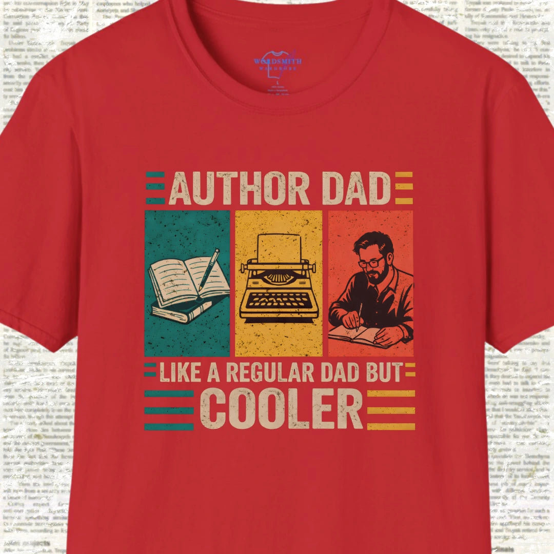 Author Dad – Cooler Than Regular Dads - Red