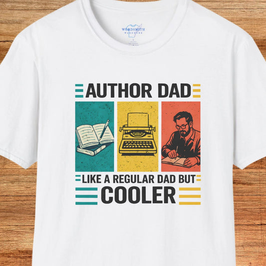 Author Dad – Cooler Than Regular Dads - White