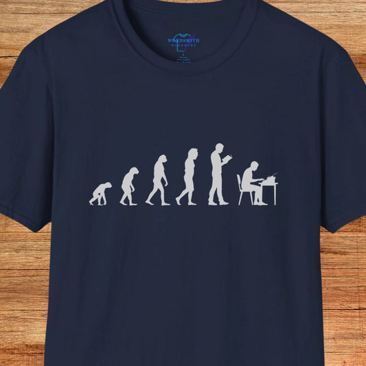 Author Evolution Graphic T-Shirt - Navy