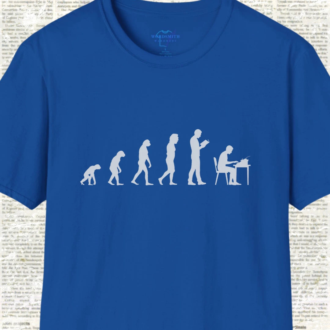 Author Evolution Graphic T-Shirt - Royal