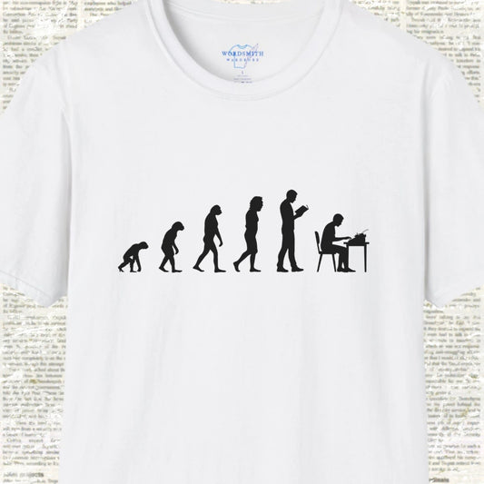 Author Evolution Graphic T-Shirt - White