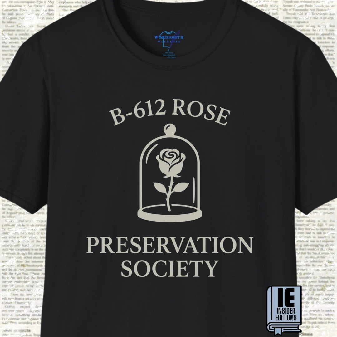 B-612 Rose Preservation Society T-Shirt - Black