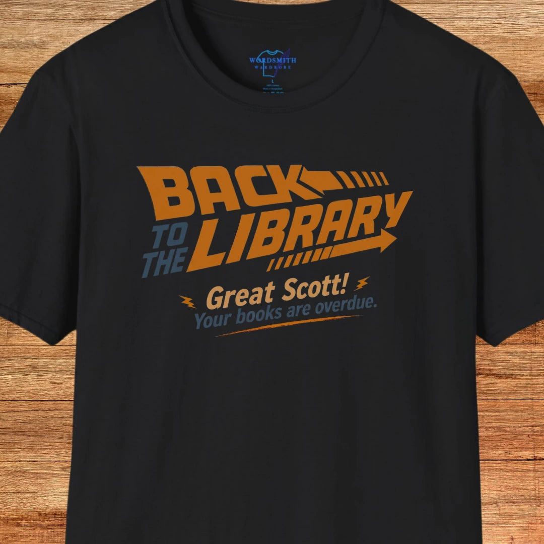 Back to the Library Shirt - Black